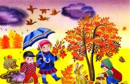 Seasons: pictures, poems, riddles for children 3-4, 5-6 years old