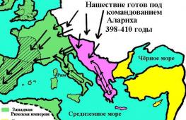 Internationale Beziehungen im alten Europa In welchem ​​Jahr eroberten die Goten Rom