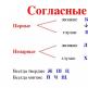 Konsonantenlaute der russischen Sprache (hart-weich, stimmhaft-stimmlos, gepaart-ungepaart, Zischen, Pfeifen)