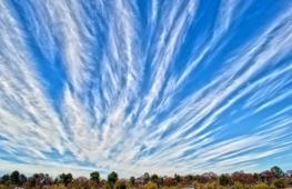 What are clouds formed from and what types are they divided into?